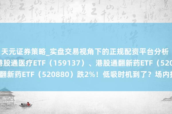 天元证券策略_实盘交易视角下的正规配资平台分析 港股医药再变调，港股通医疗ETF（159137）、港股通翻新药ETF（520880）跌2%！低吸时机到了？场内握续溢价！